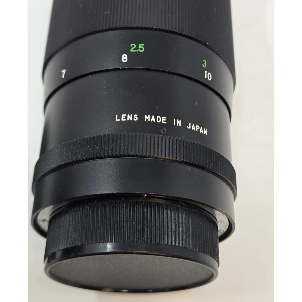 Vivitar 200mm f3.5 Auto Telephoto Lens Konica AR Mount Vintage Case Filter